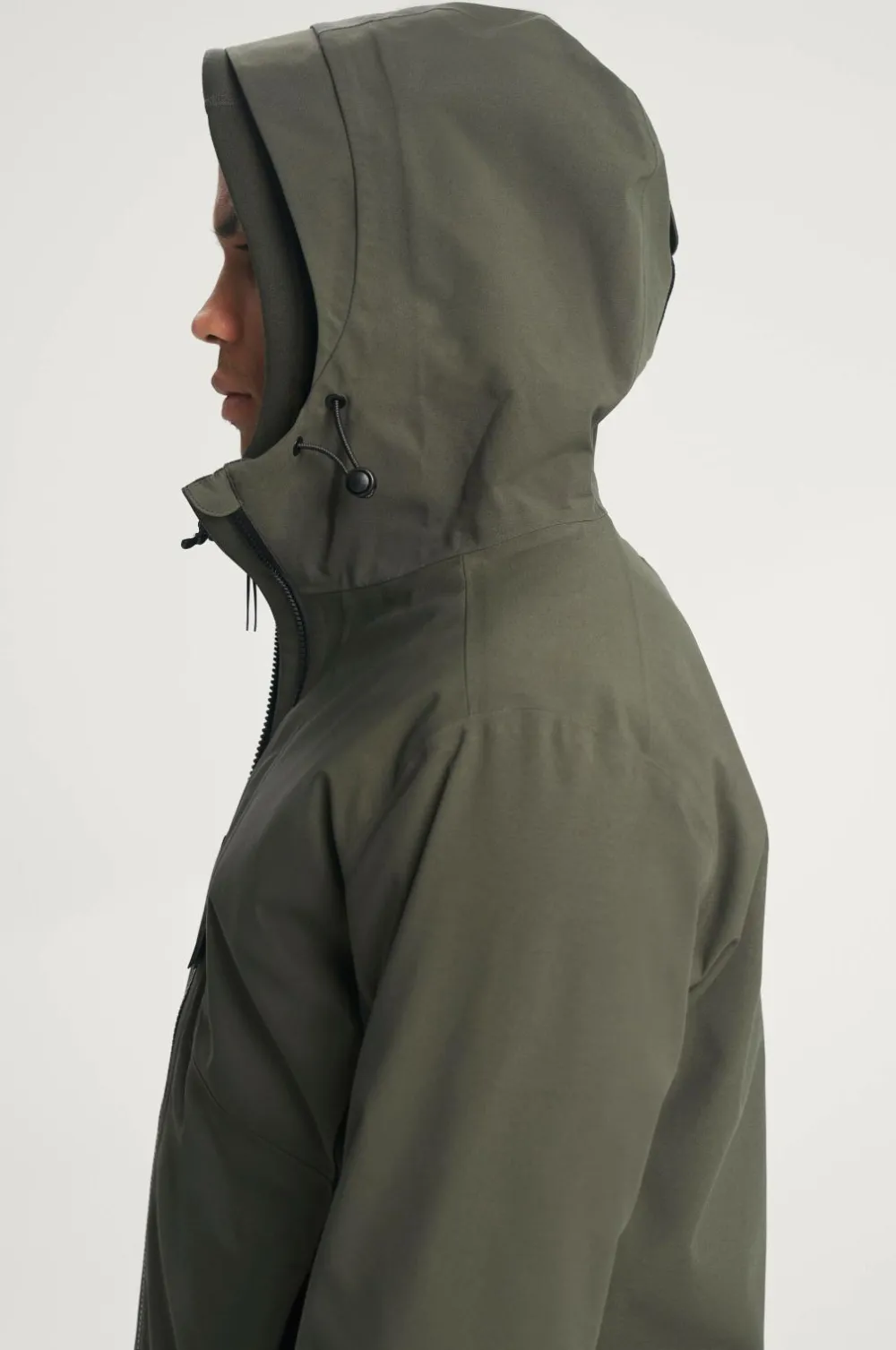 Studio Total Overtøj|Overtøj>Active Skaljakke 3-Layer Shell Jacket Dark army