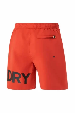 Superdry Badebukser Graphic 17 Drop Kick Red Clearance