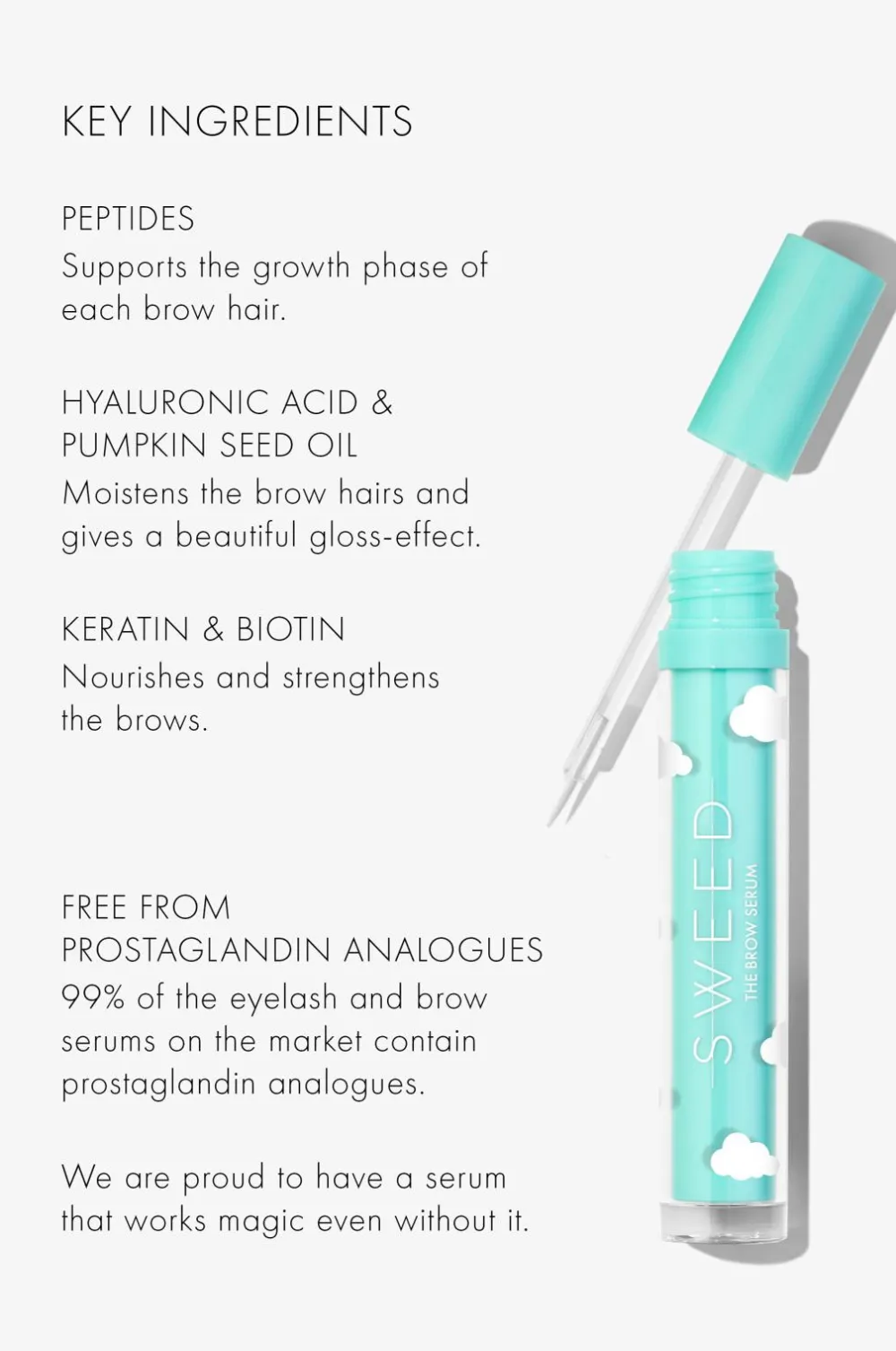 Sweed Øjenbryn>The Brow Serum No color