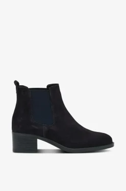 Tamaris Boots & Snørestøvler>Chelseaboot Navy suede