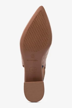 Tamaris Højhælet sko Taupe Clearance
