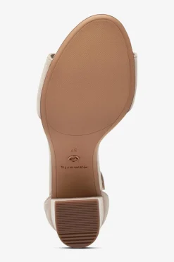 Tamaris Højhælet sko Shoes Ivory Best