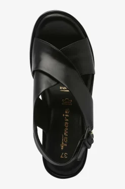 Tamaris Højhælede Sko>Sandaler med hæl Black