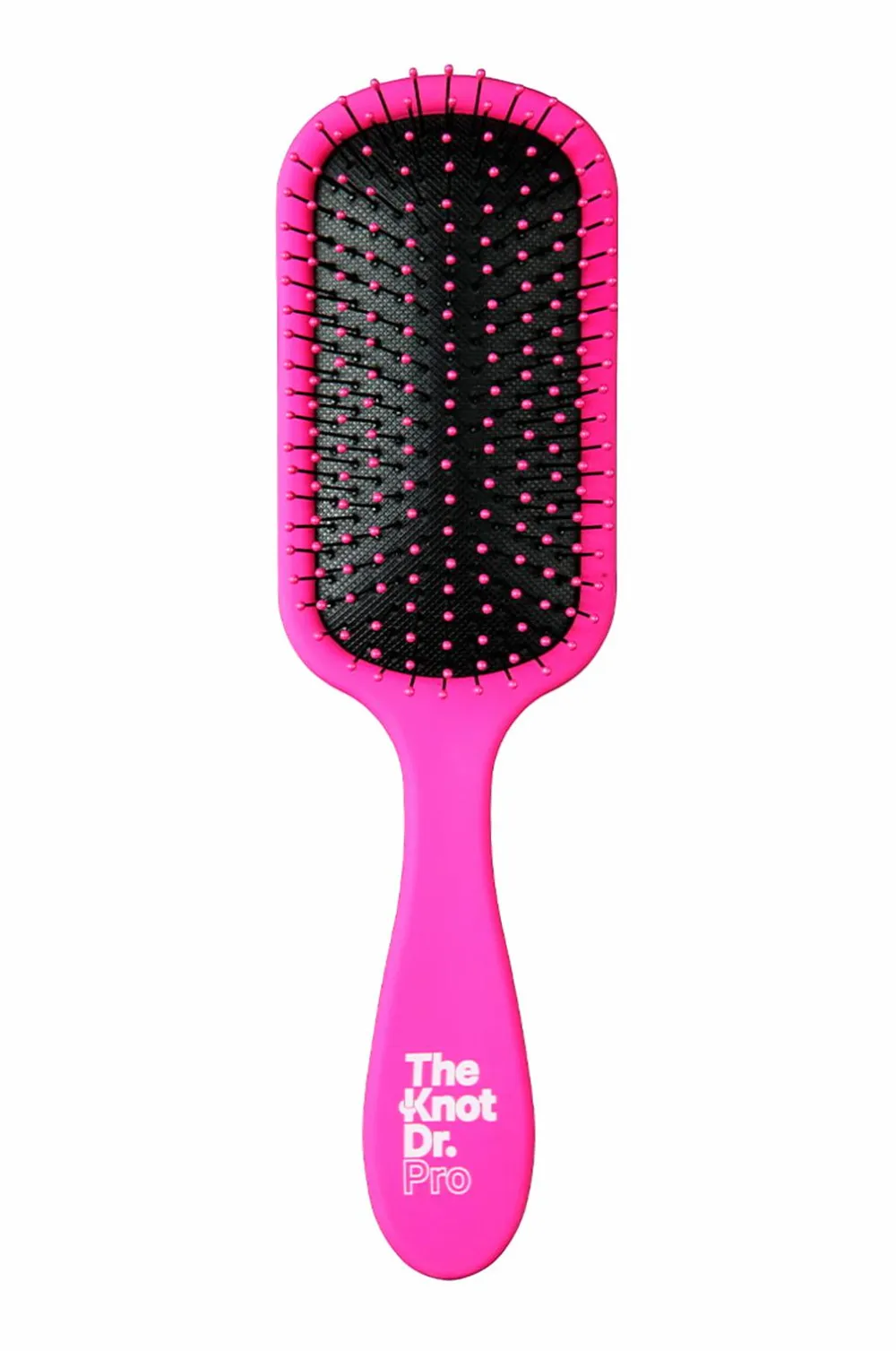 The Knot Dr. Hårbørster>Pro Brite Paddle Brush Black Pad Fuchsia