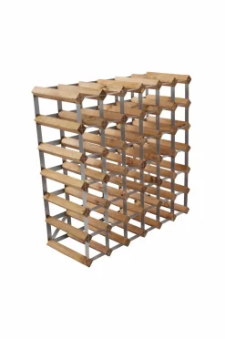 The Swedish Wine Rack Factory Småopbevaring>Vinreol 42 flasker Brun