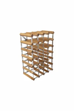 The Swedish Wine Rack Factory Småopbevaring>Vinreol 30 flasker samlet Brun