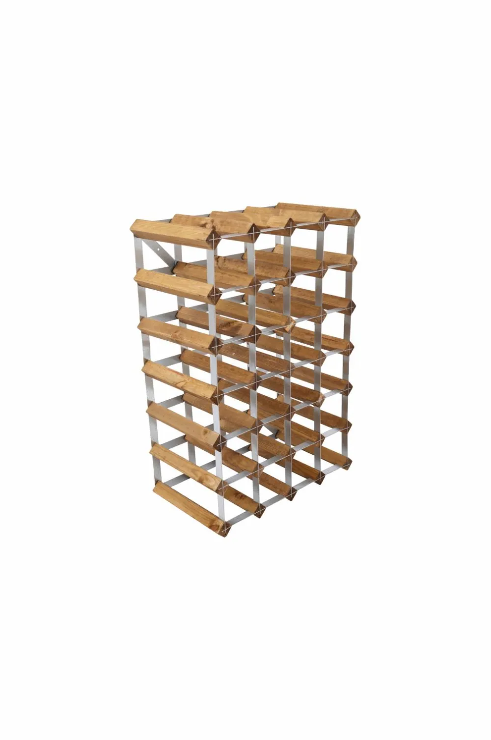The Swedish Wine Rack Factory Småopbevaring>Vinreol 30 flasker samlet Brun