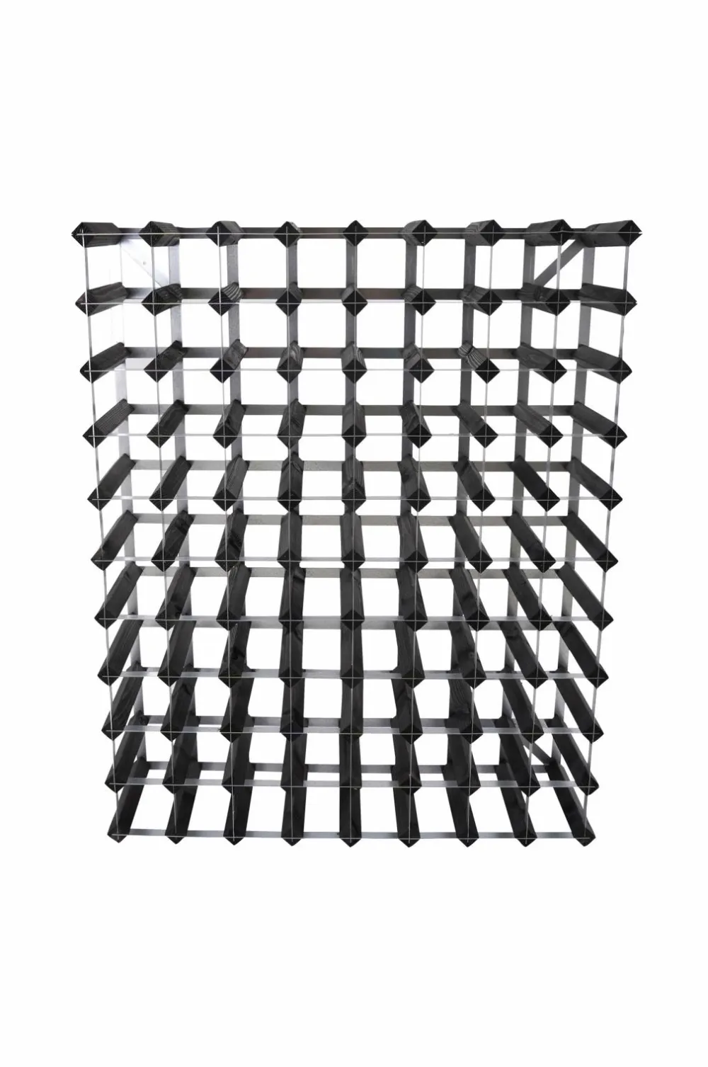 The Swedish Wine Rack Factory Småopbevaring>Vinreol 90 flasker Sort