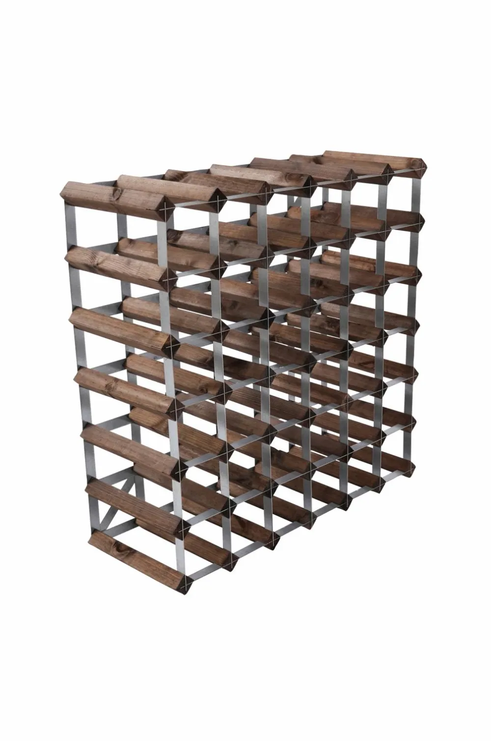 The Swedish Wine Rack Factory Vinreol 42 flasker Brun New