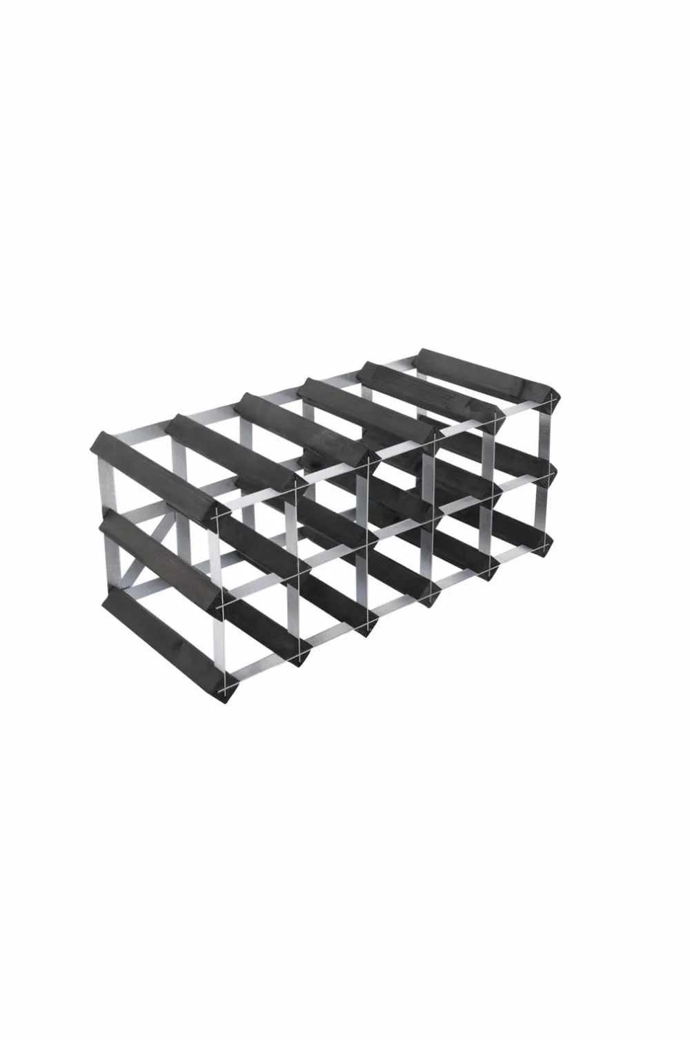 The Swedish Wine Rack Factory Vinreol 15 flasker Sort Outlet