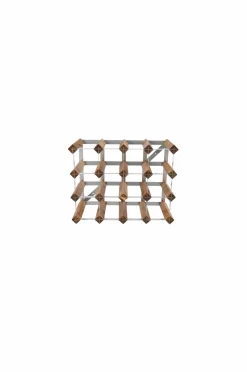 The Swedish Wine Rack Factory Vinreol 16 flasker samlet Brun Sale