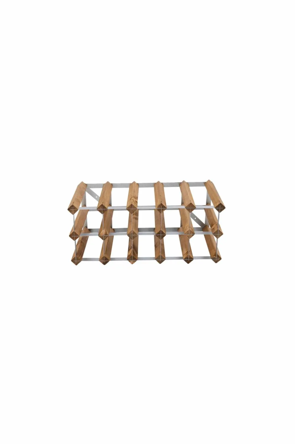 The Swedish Wine Rack Factory Småopbevaring>Vinreol 15 flasker Brun