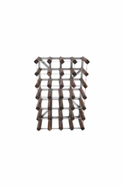 The Swedish Wine Rack Factory Vinreol 30 flasker samlet Brun