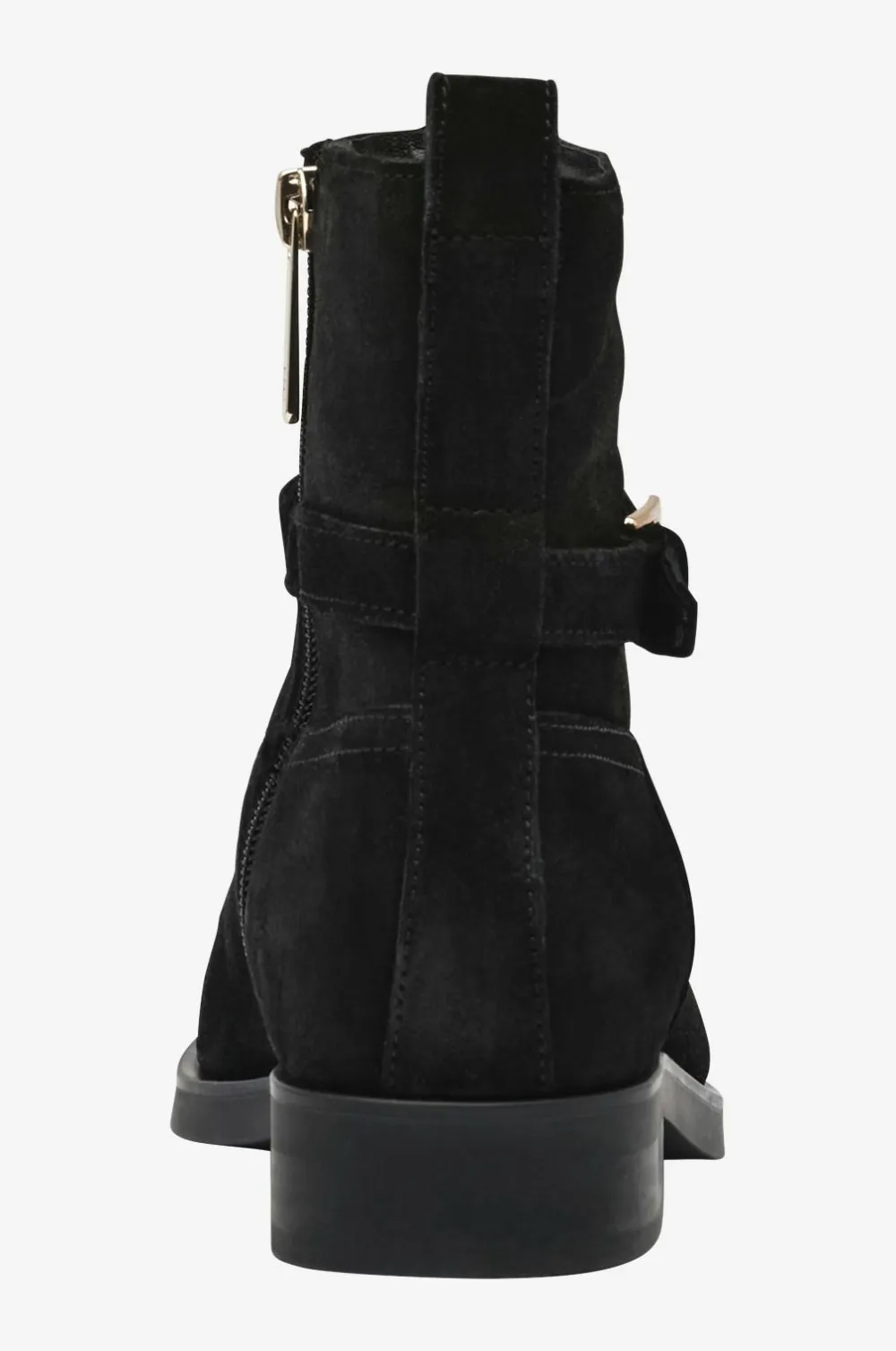 Tommy Hilfiger Boots TH Buckle Riding Suede Bootie Black Best
