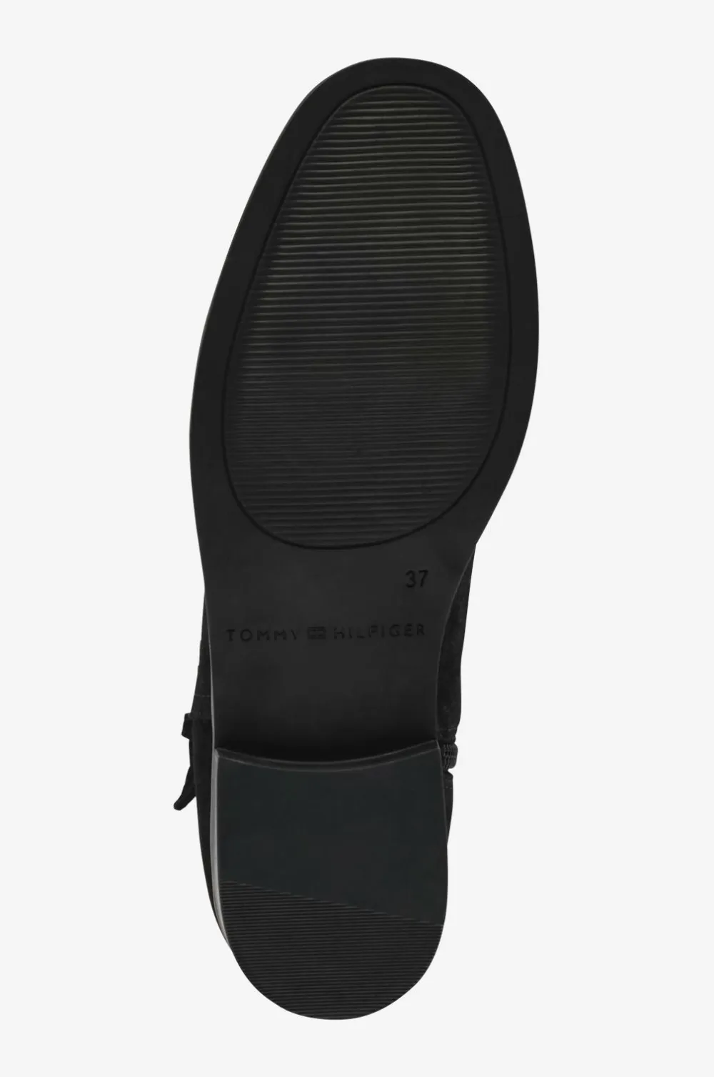 Tommy Hilfiger Boots TH Buckle Riding Suede Bootie Black Best