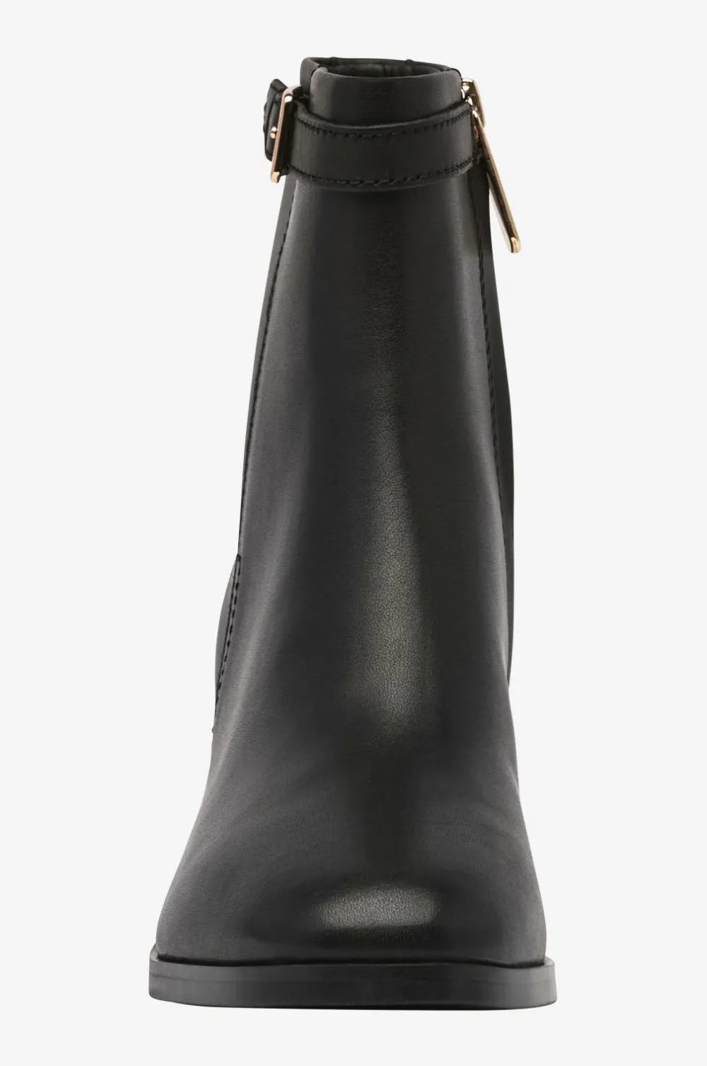Tommy Hilfiger Boots TH Buckle Riding Mid Heel Black Clearance
