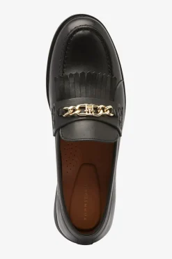 Tommy Hilfiger Loafers>Loafers TH Chain Fringe Leather Black