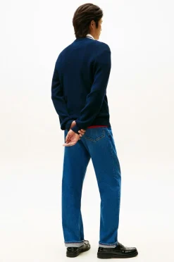 Tommy Hilfiger Pullover Seasonal Graphic Cotton Cneck Dark night navy