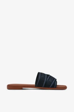 Tommy Hilfiger Sandaler Webbing Mule Space blue Best