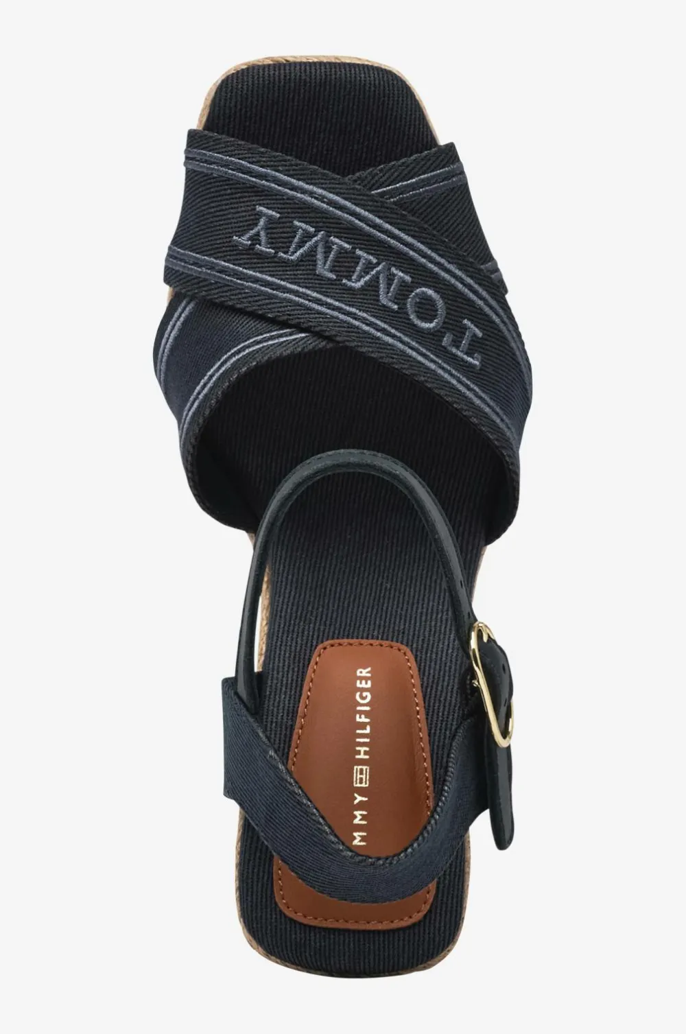 Tommy Hilfiger Højhælede Sko|Sandaler & Sandaler Med Hæl>Sandaler med hæl Espad High Wedge Space blue