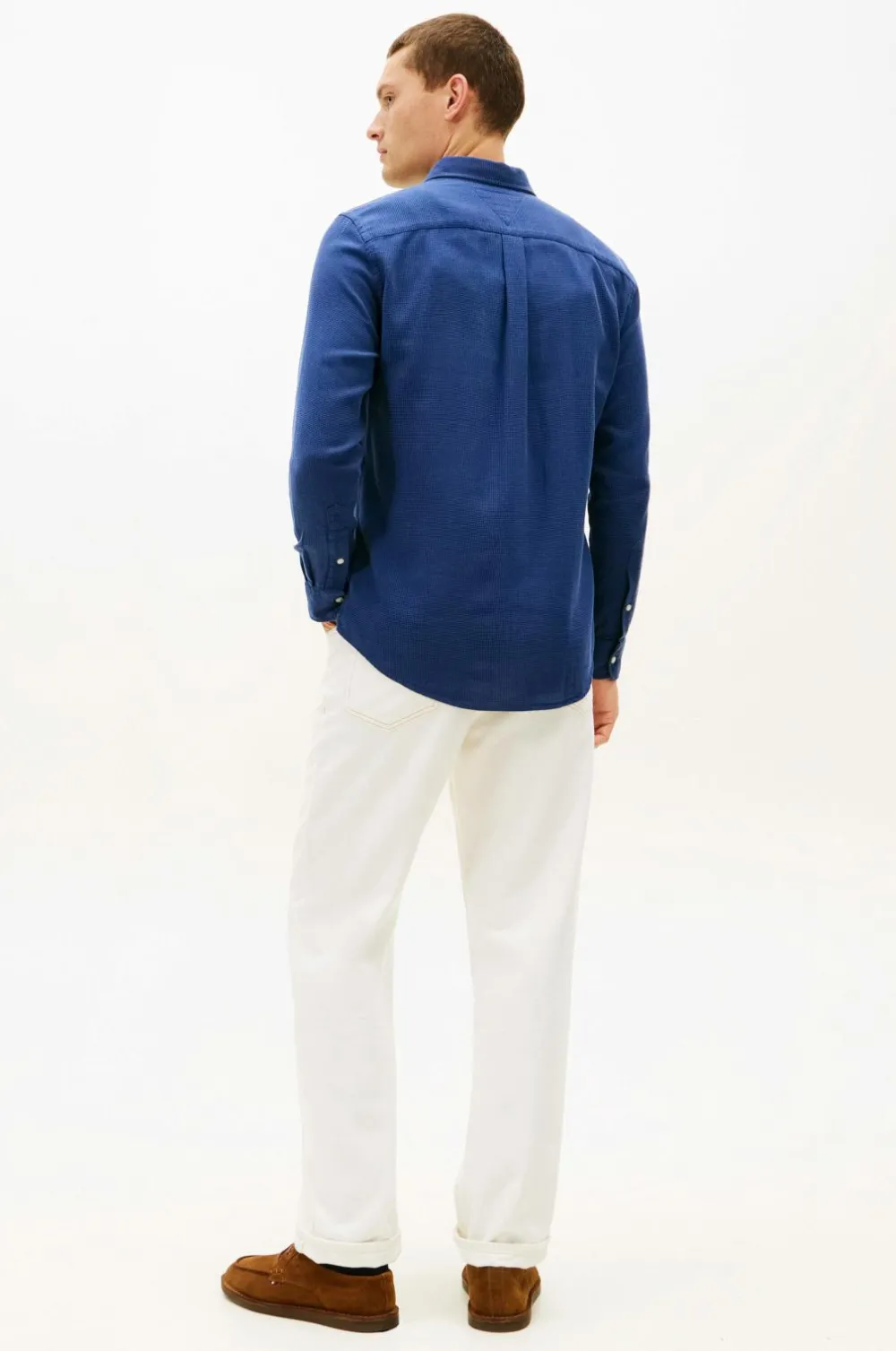Tommy Hilfiger Skjorte Dobby Structure RF Carbon navy Hot