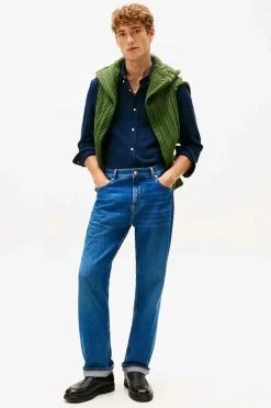 Tommy Hilfiger Skjorte Knit Pique Featherweight Dark night navy Sale