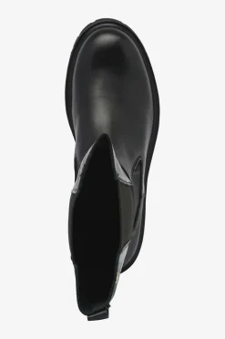 Tommy Hilfiger Støvler TH Lthr Cleated Long Boot Black Clearance
