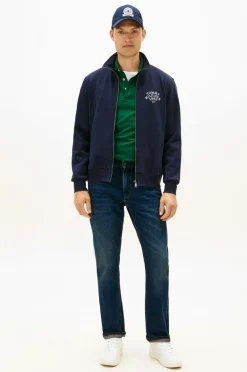 Tommy Hilfiger Sweatshirt Hilfiger Arch Stand Collar Zip Desert sky