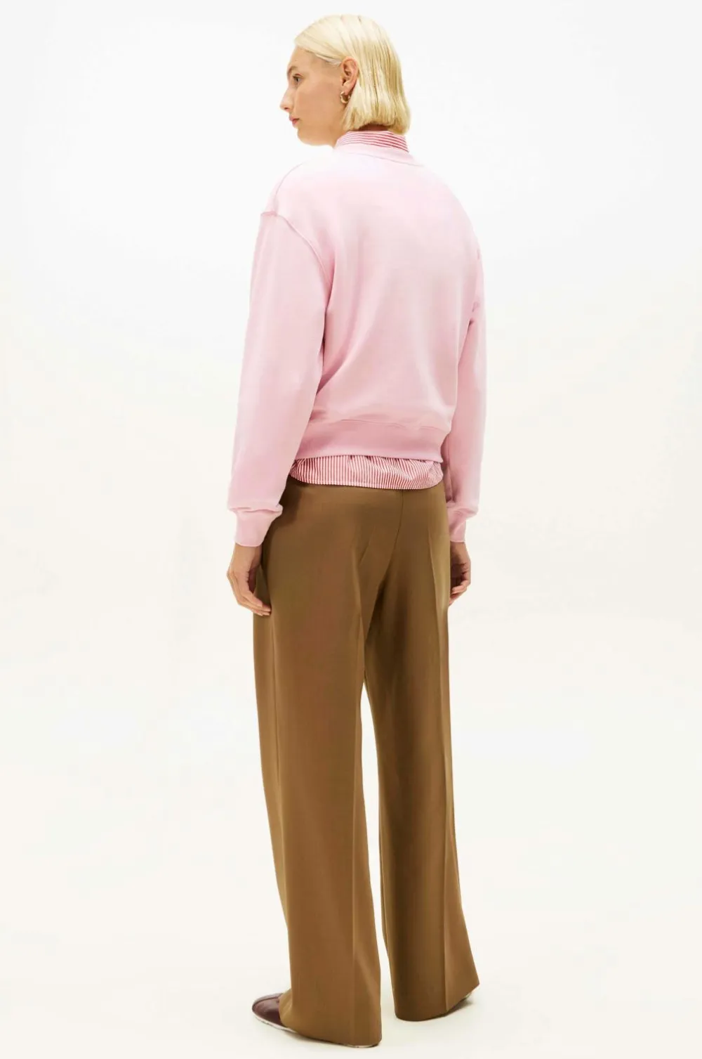 Tommy Hilfiger Sweatshirts & Hoodies>Sweatshirt TH Script Reg Terry Bonita pink