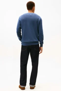 Tommy Hilfiger Trøje Essential Structure Crew Neck Aegean sea New
