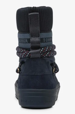 Tommy Hilfiger Vinterstøvler Tommytech Rwb Snowboot Warm Space blue Clearance