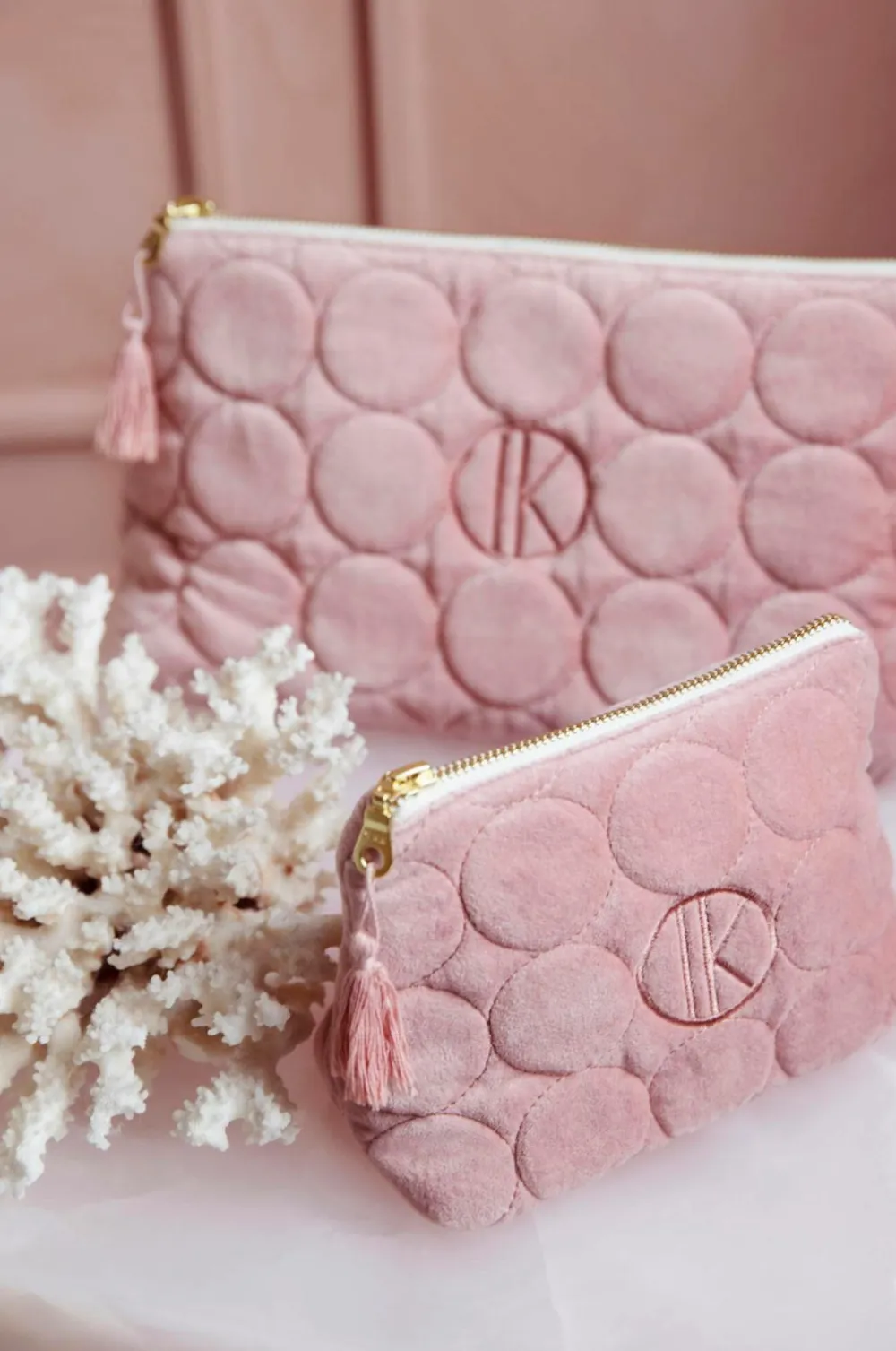 Tone Kroken Toilettaske Nelia 2-pak Rosa Outlet