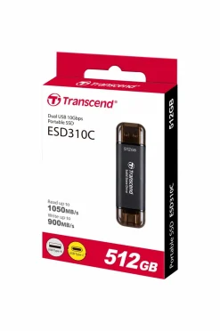 Transcend SSD Portable ESD310C - 512 GB No color Clearance