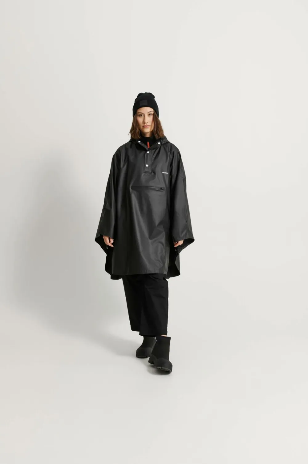 Tretorn Regnponcho PU Light Jet black New