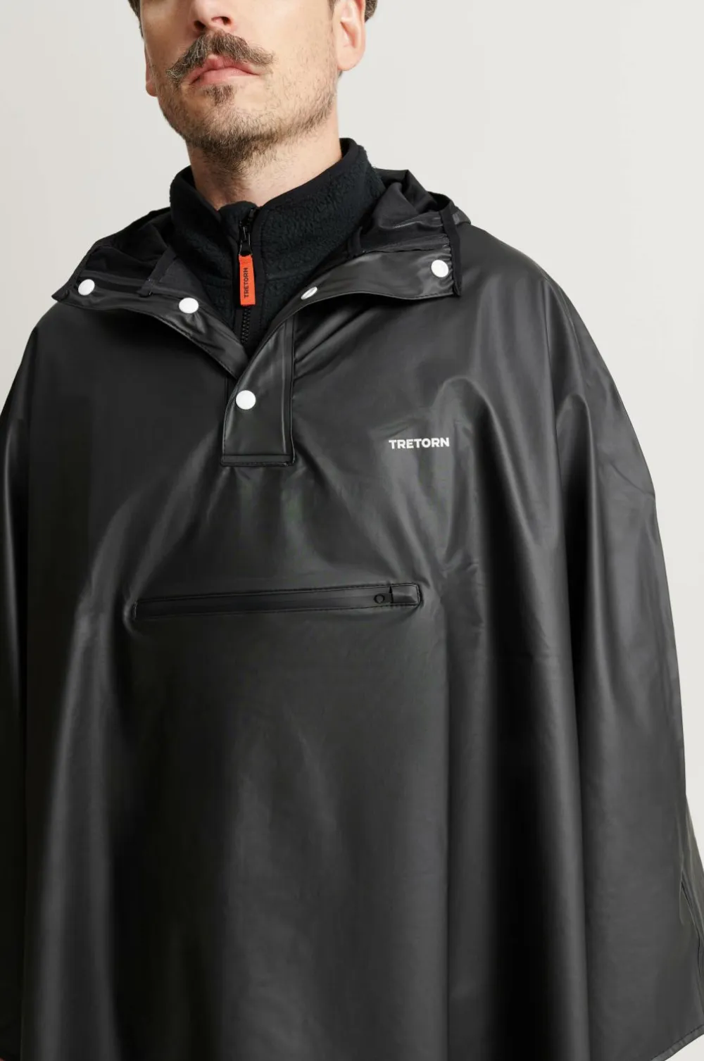 Tretorn Regnponcho PU Light Jet black New