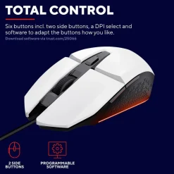 Trust Computermus GXT 109W Felox Illuminated Gaming Mouse No color Sale