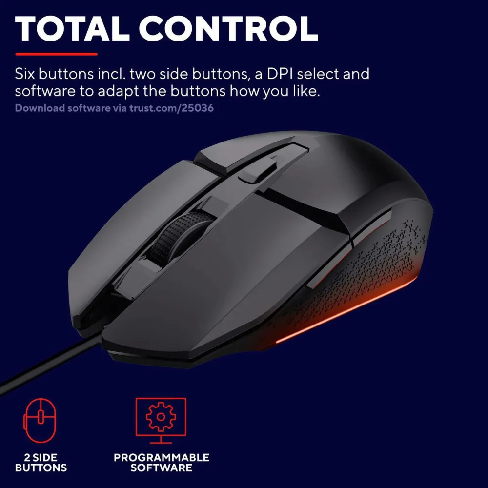 Trust Computertilbehør>Computermus GXT 109 Felox Illuminated Gaming Mouse No color