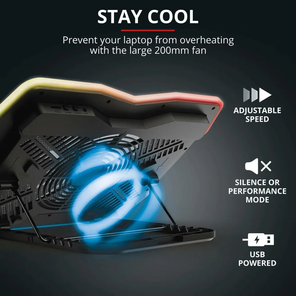 Trust GXT 1126 Aura Laptop Cooling Stand Discount