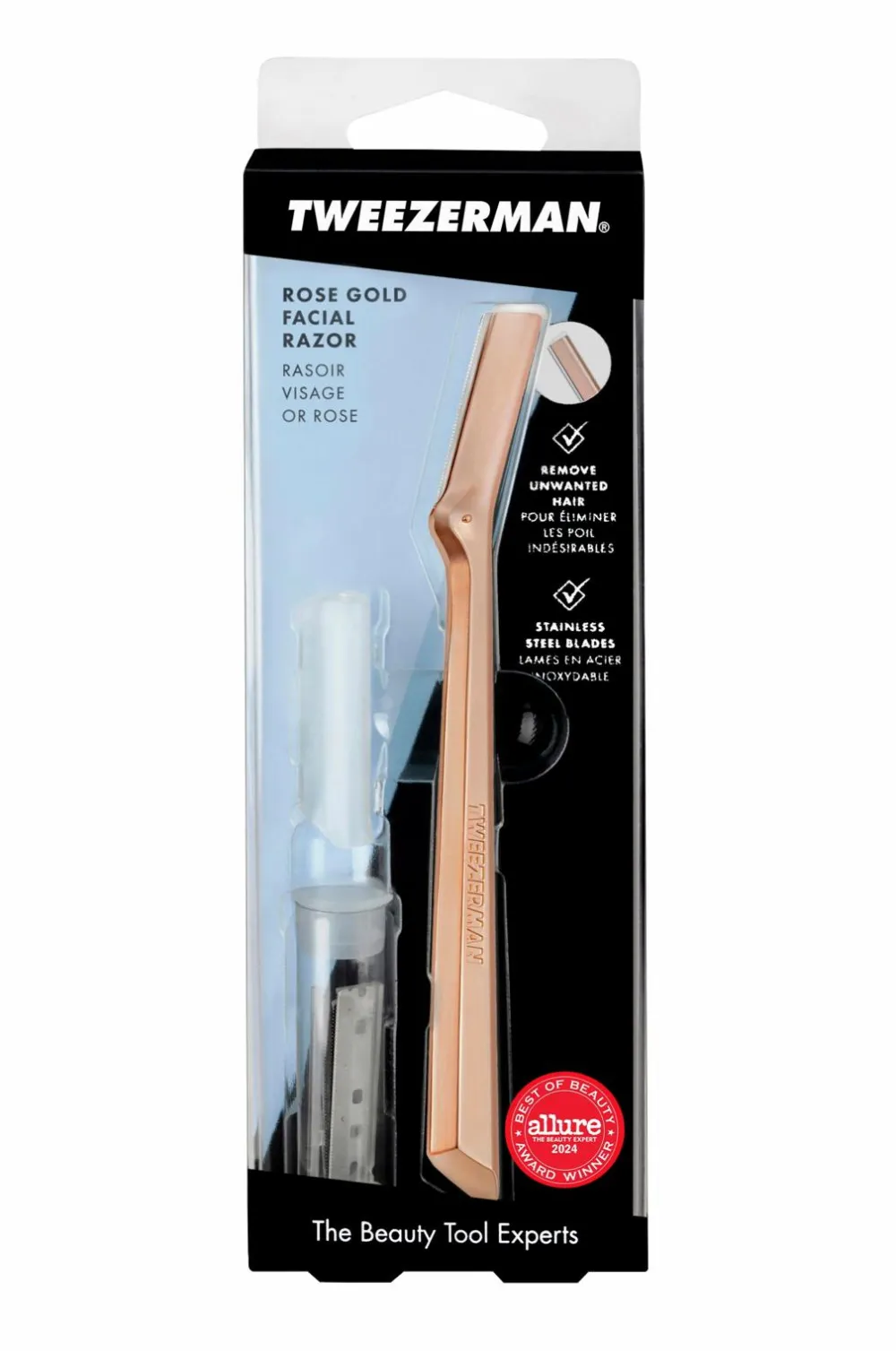 Tweezerman Hårfjerning>Facial Razor Rose Gold No Color