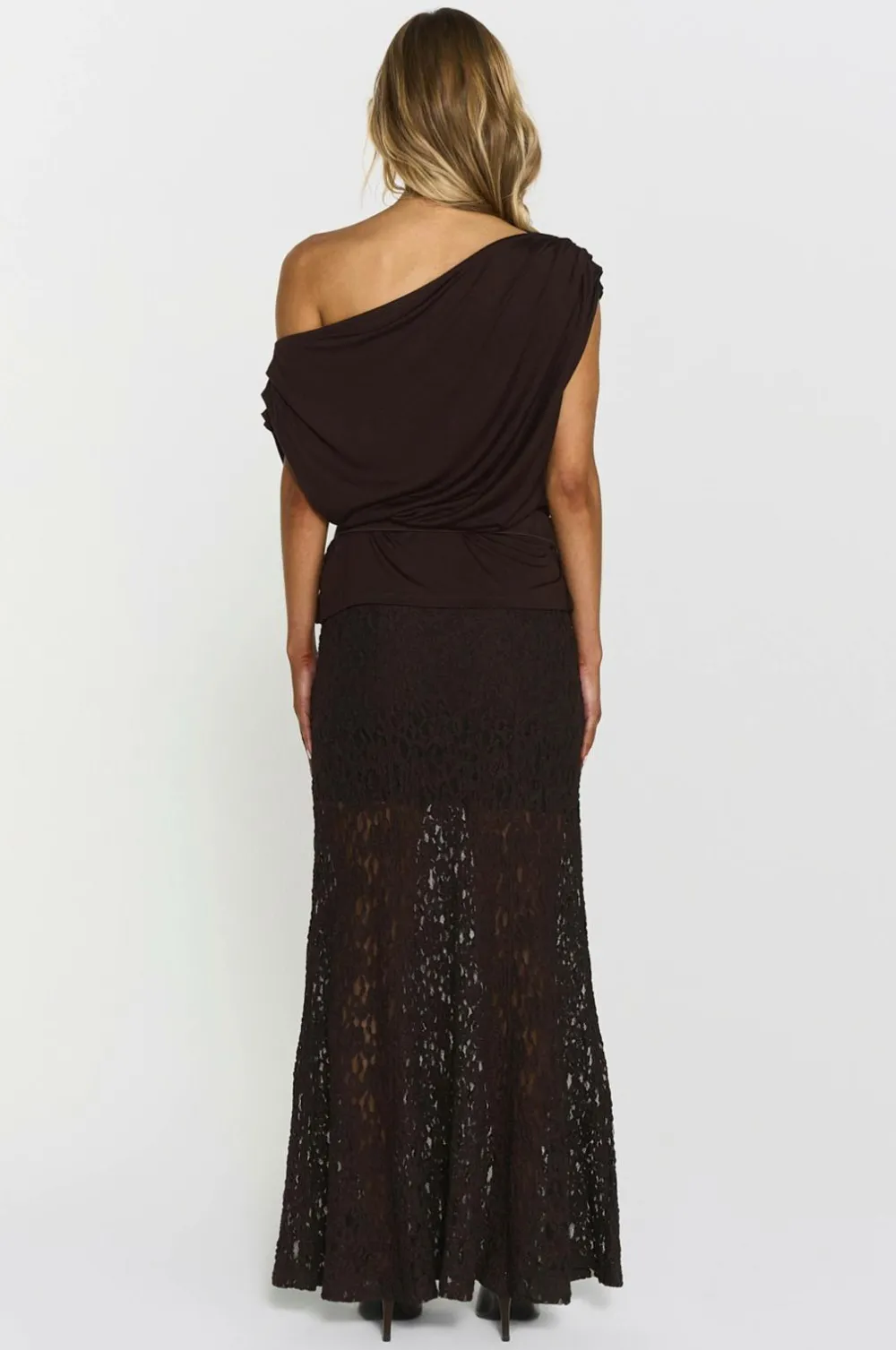 Twist & Tango Nederdele>Blondekjole Akasha Lace Skirt Mocha brown