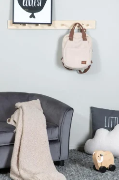 Venture Home Måna Kids Sofa - Black / Dark Grey Velvet Grå sammet