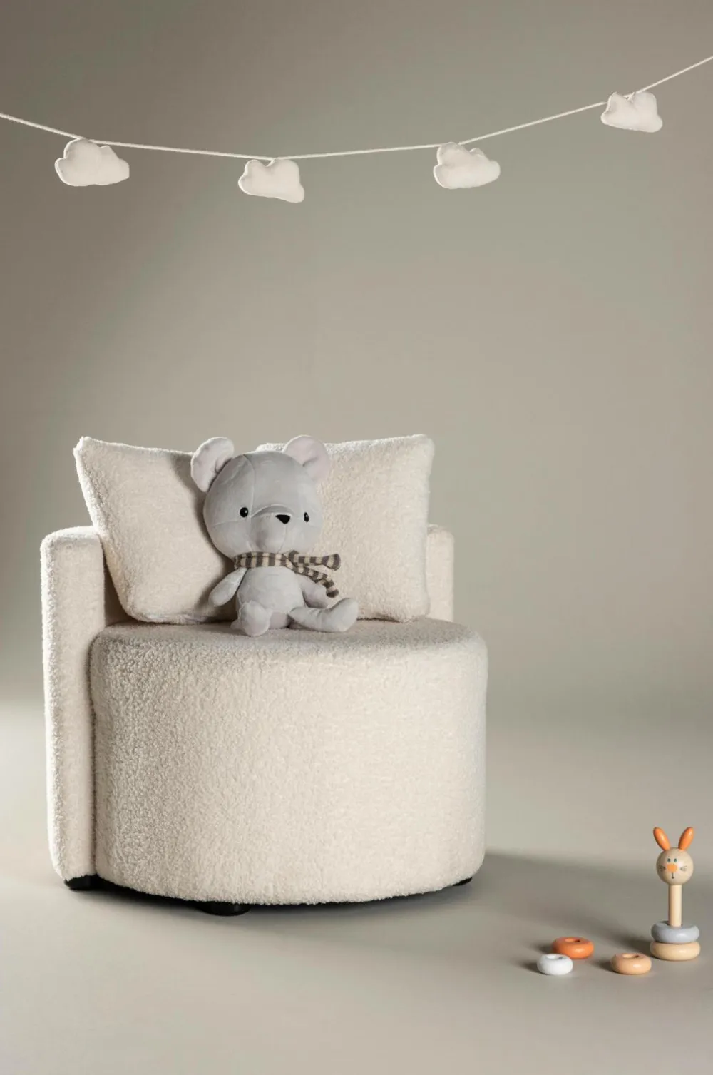 Venture Home Sofa til børn Kelso Hvid Online