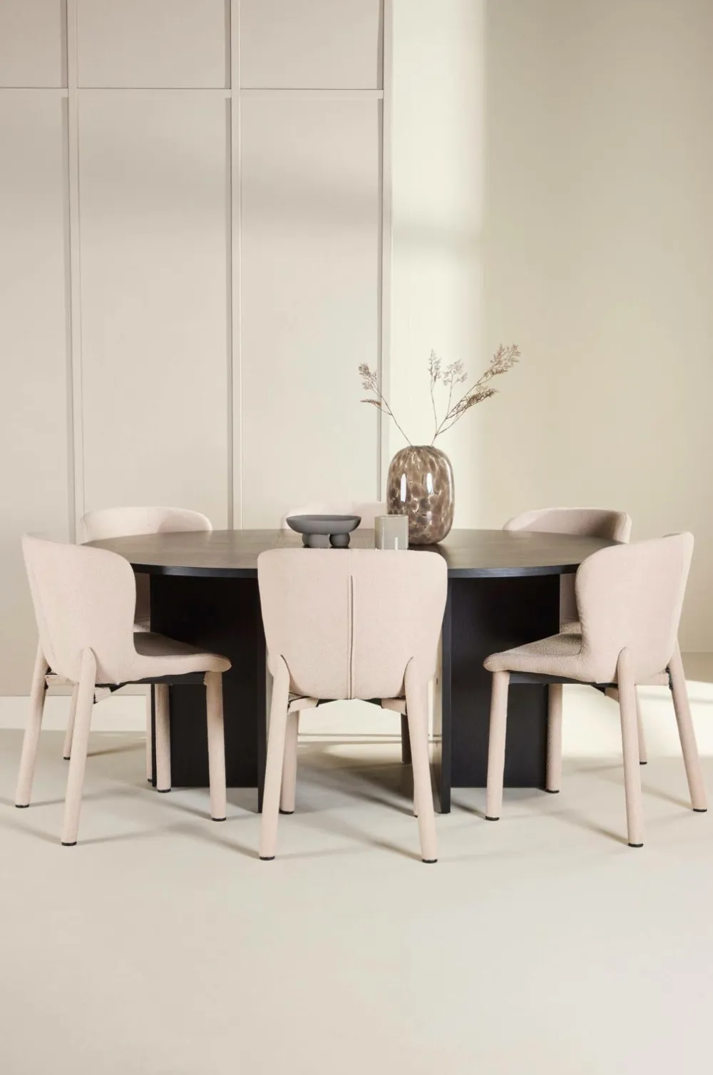 Venture Home Spisegrupper>Spisebord Strada med Astoria-stol Beige