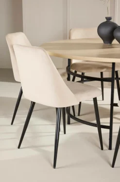 Venture Home Spisebord Copenhagen med stol Night Beige