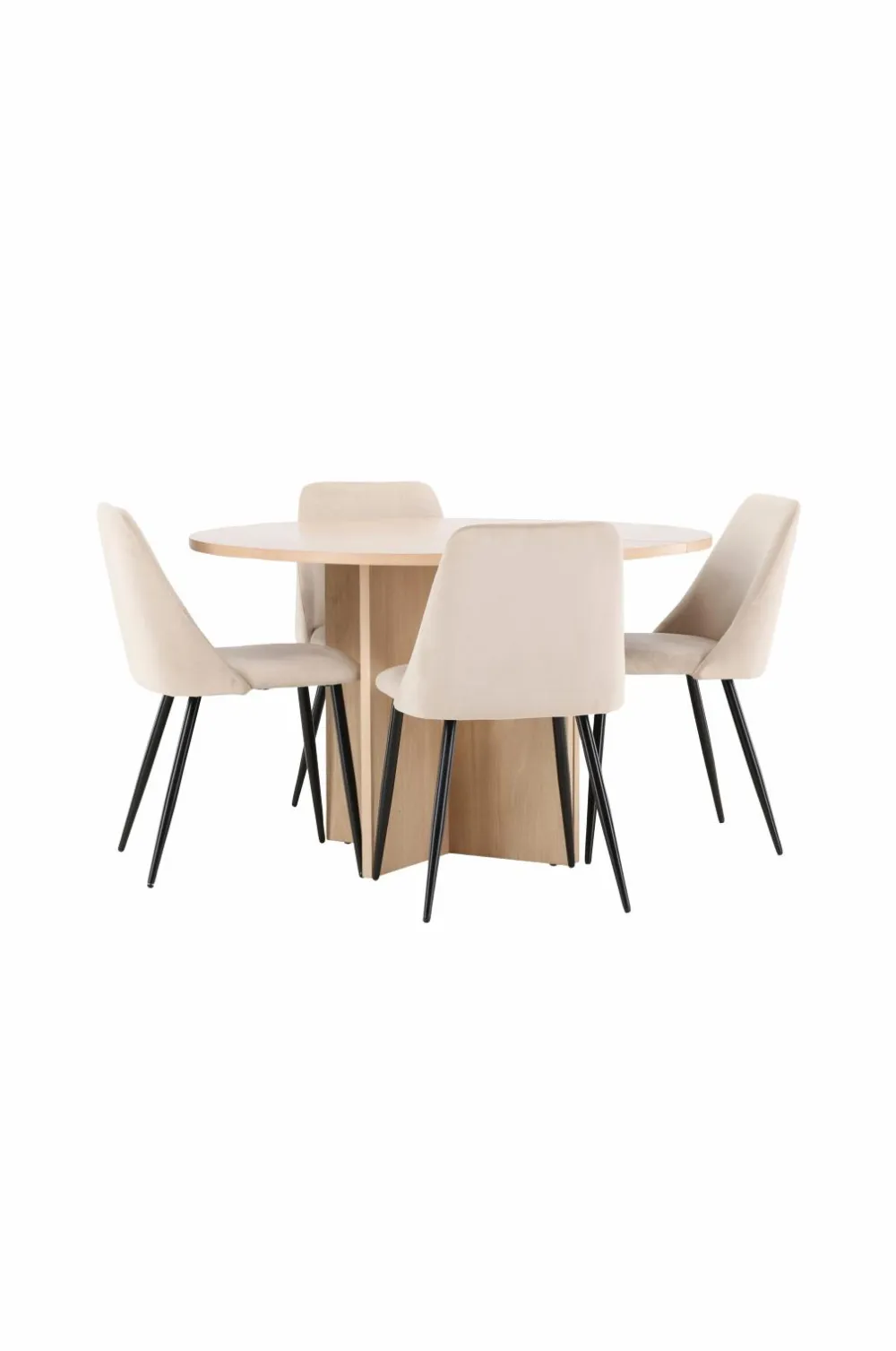 Venture Home Spisegrupper>Spisebord Strada med stol Night Beige