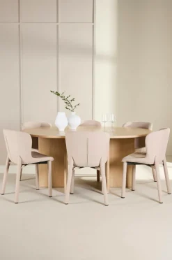 Venture Home Spisebord Strada med Astoria-stol Beige Clearance