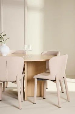 Venture Home Spisebord Strada med Astoria-stol Beige Clearance