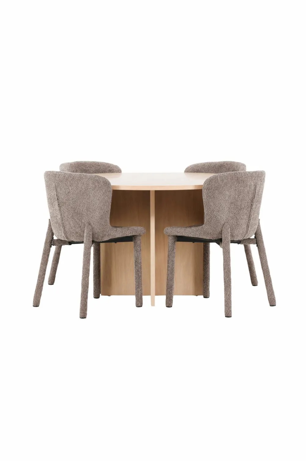 Venture Home Spisebord Strada med Astoria-stol Brun