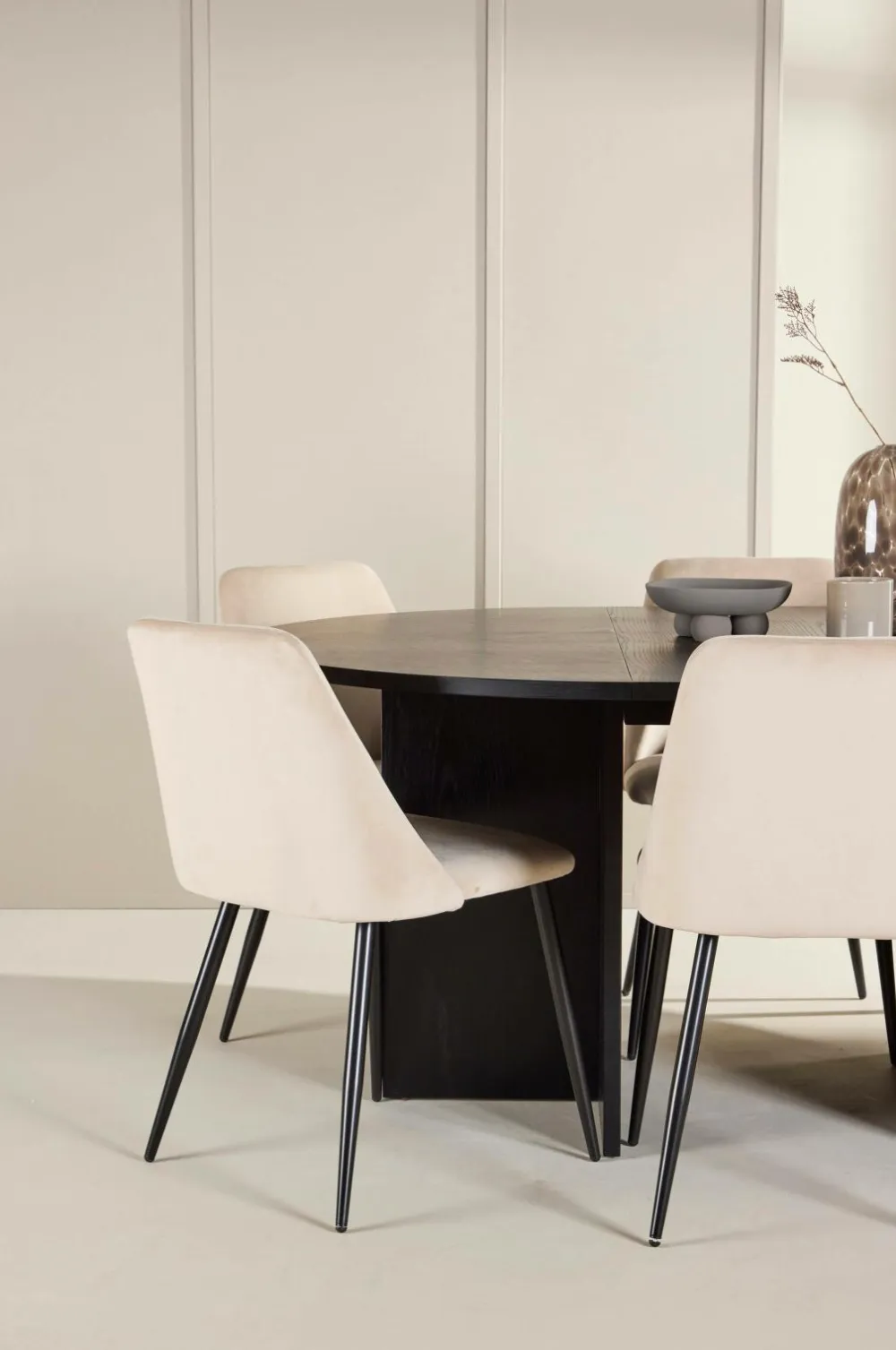 Venture Home Spisegrupper>Spisebord Strada med stol Night Beige