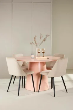 Venture Home Spisebord Lanzo med Night-stol Beige Sale